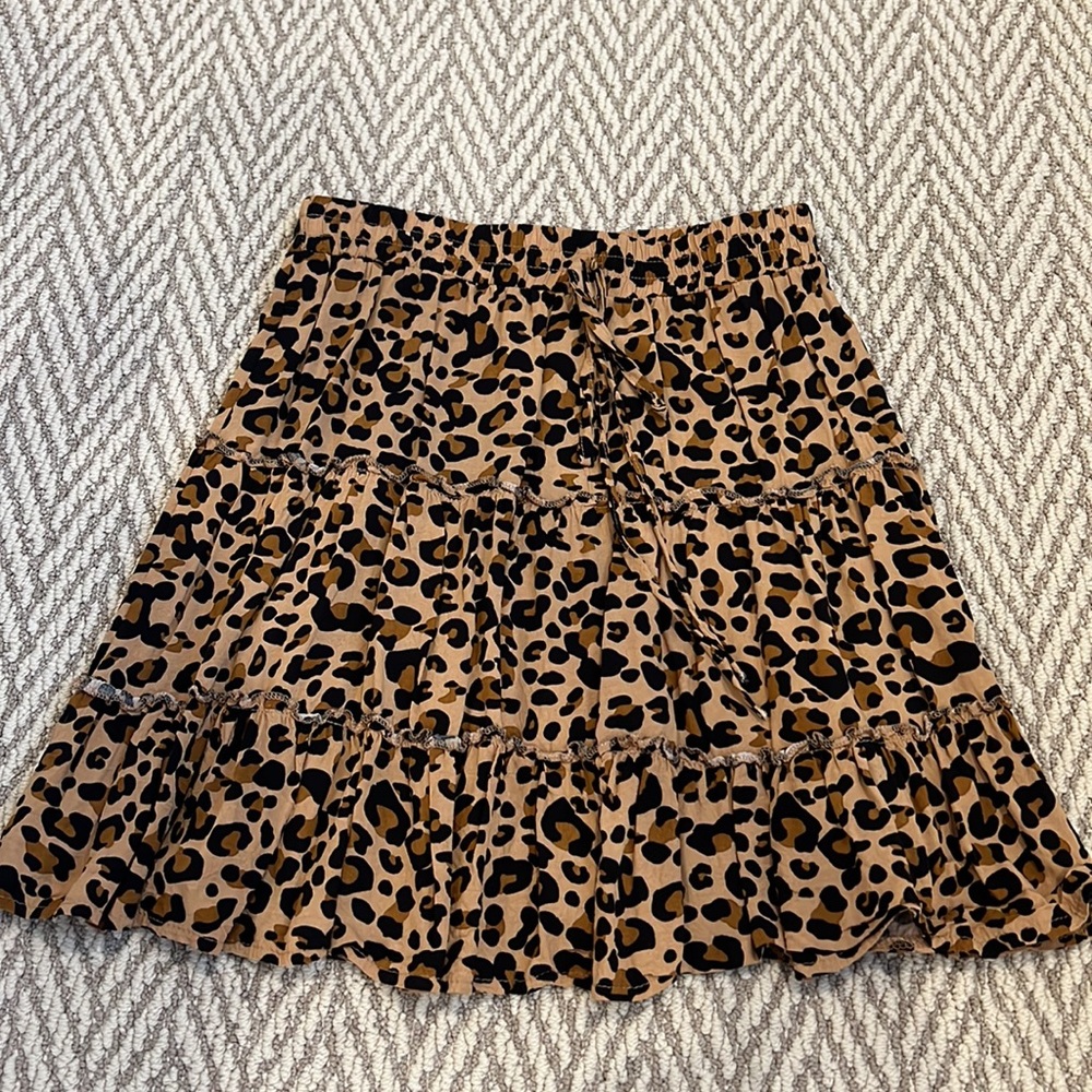 Cheetah print skirt size S